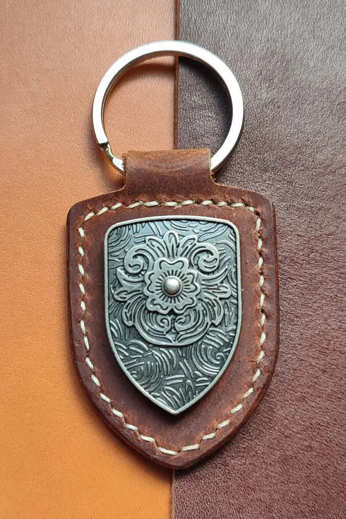 Porte-clés en cuir Cuir & Matière