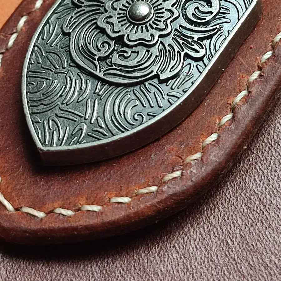 Porte-clés en cuir Cuir & Matière