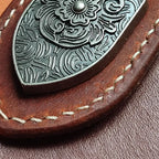 Porte-clés en cuir Cuir & Matière