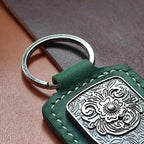 Porte-clés en cuir Cuir & Matière