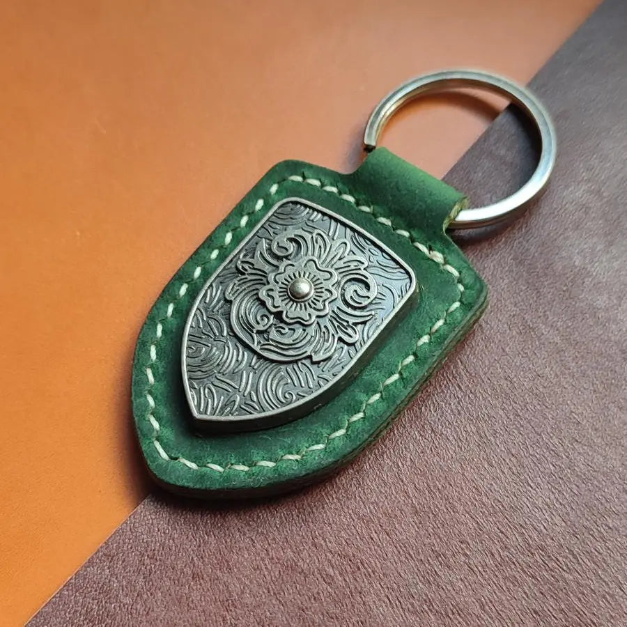 Porte-clés en cuir Cuir & Matière