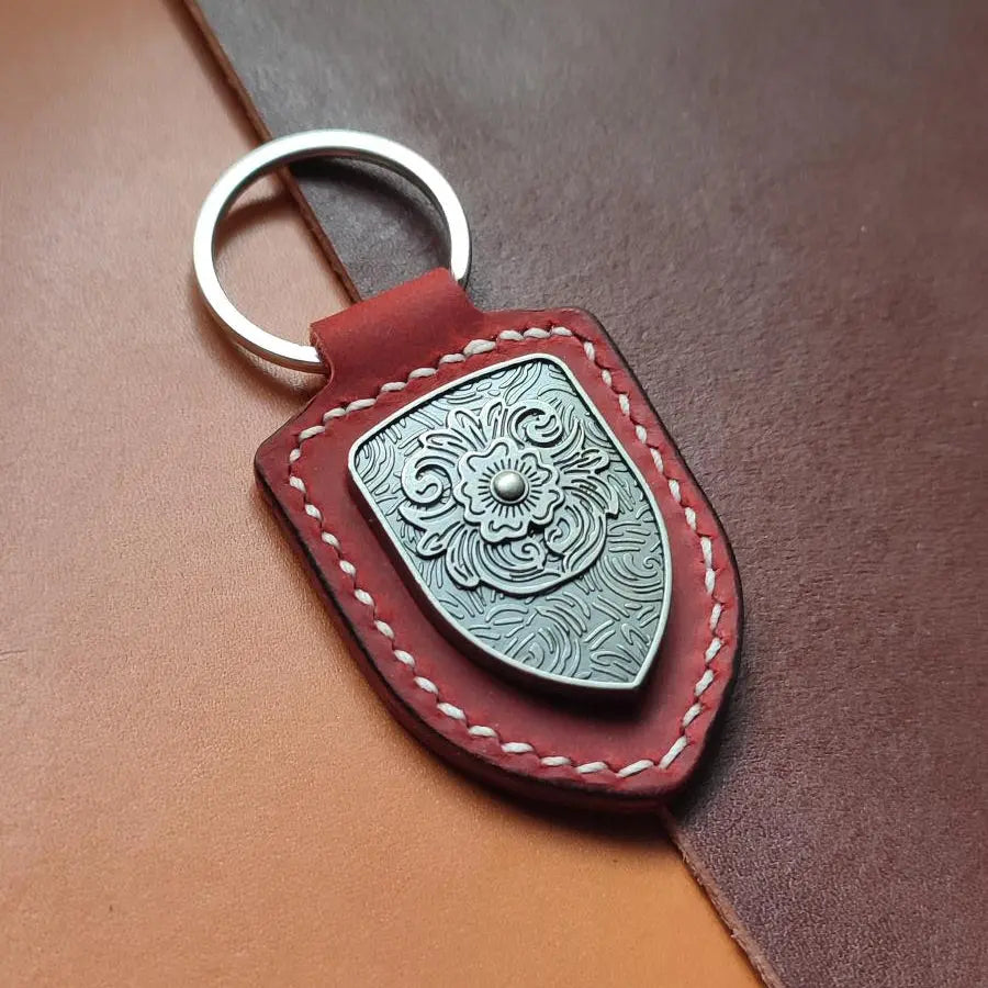 Porte-clés en cuir Cuir & Matière