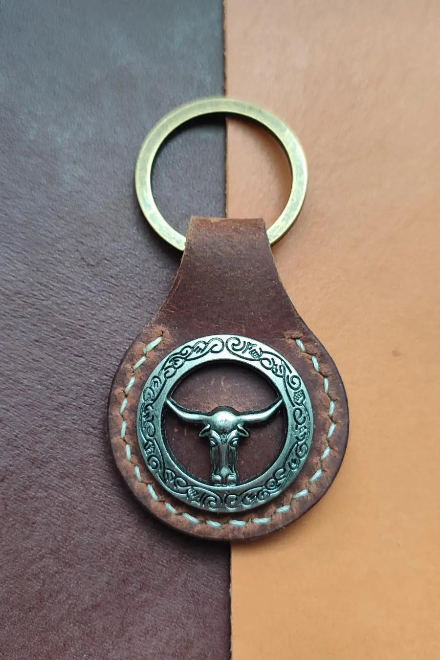 Porte-clés en cuir Cuir & Matière