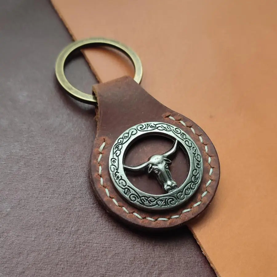 Porte-clés en cuir Cuir & Matière