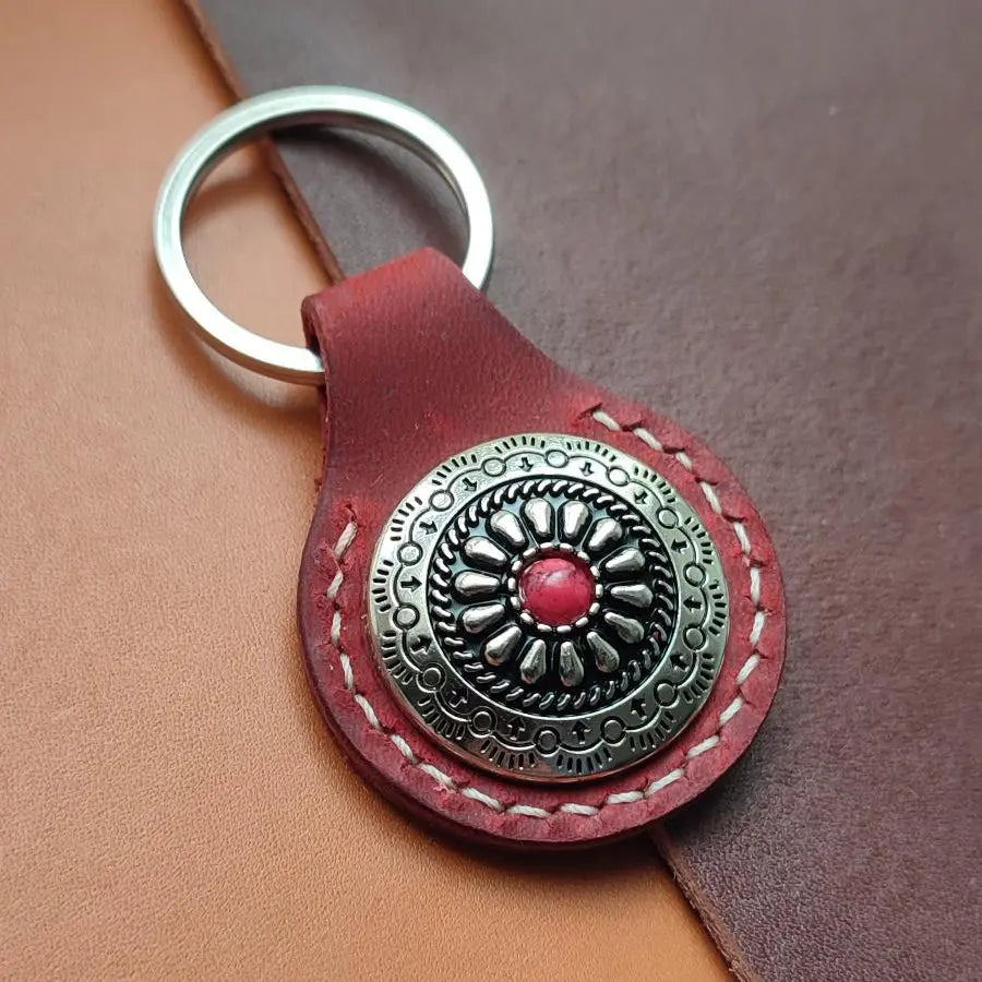 Porte-clés en cuir Cuir & Matière