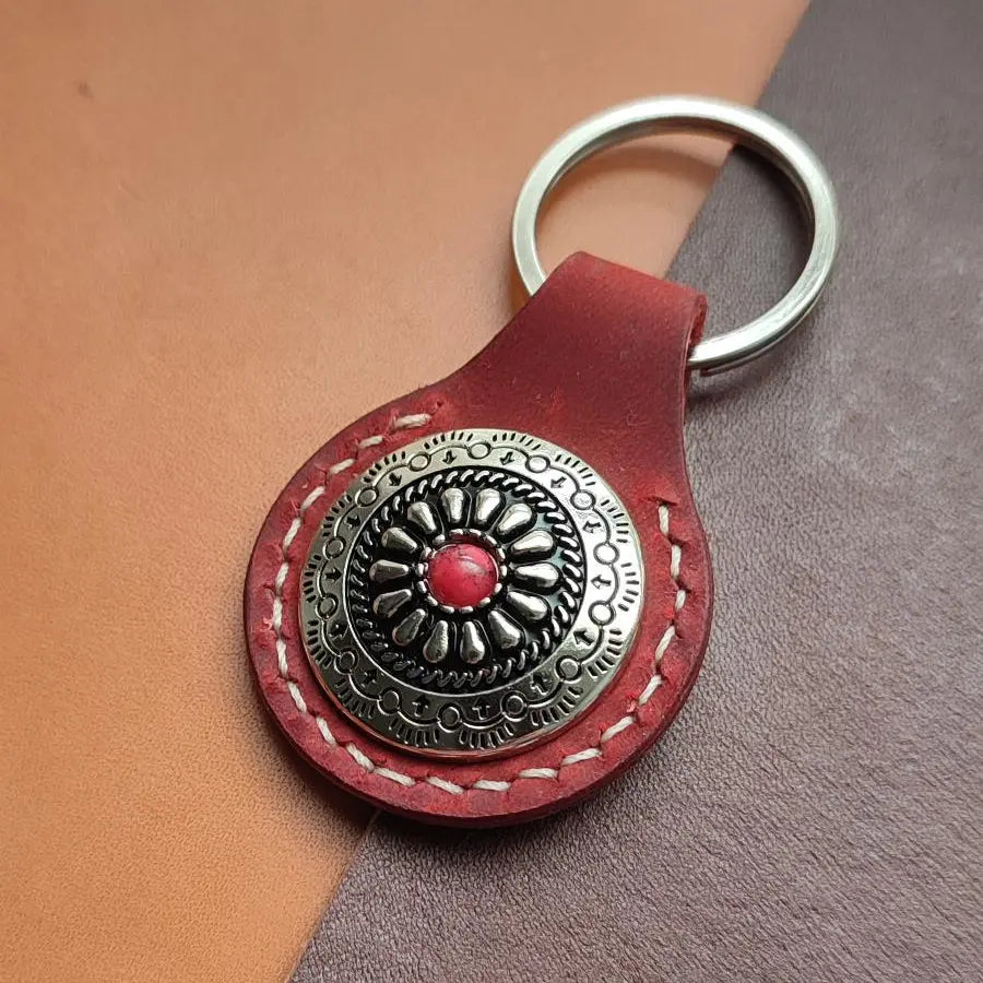 Porte-clés en cuir Cuir & Matière