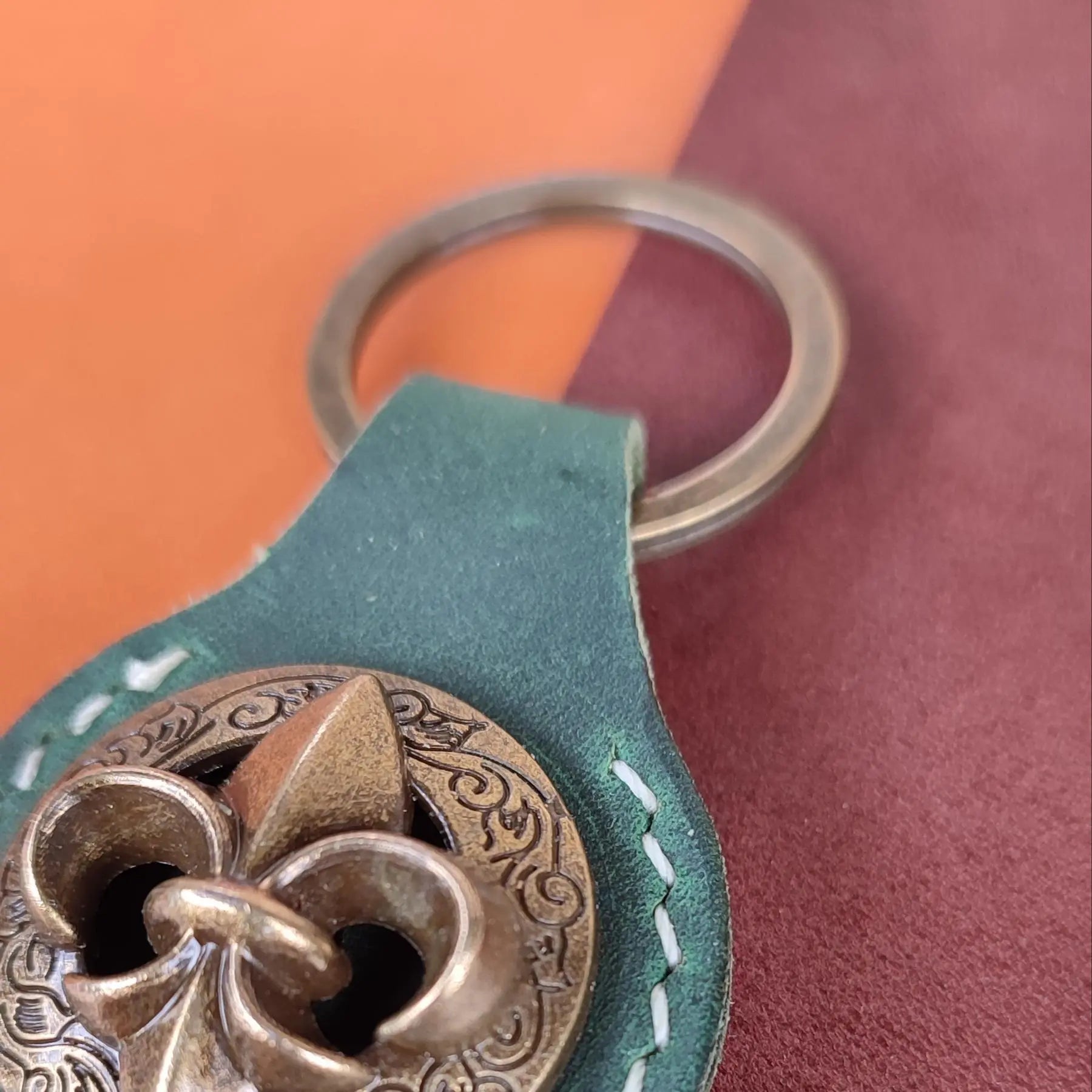 Porte-clés en cuir Cuir & Matière