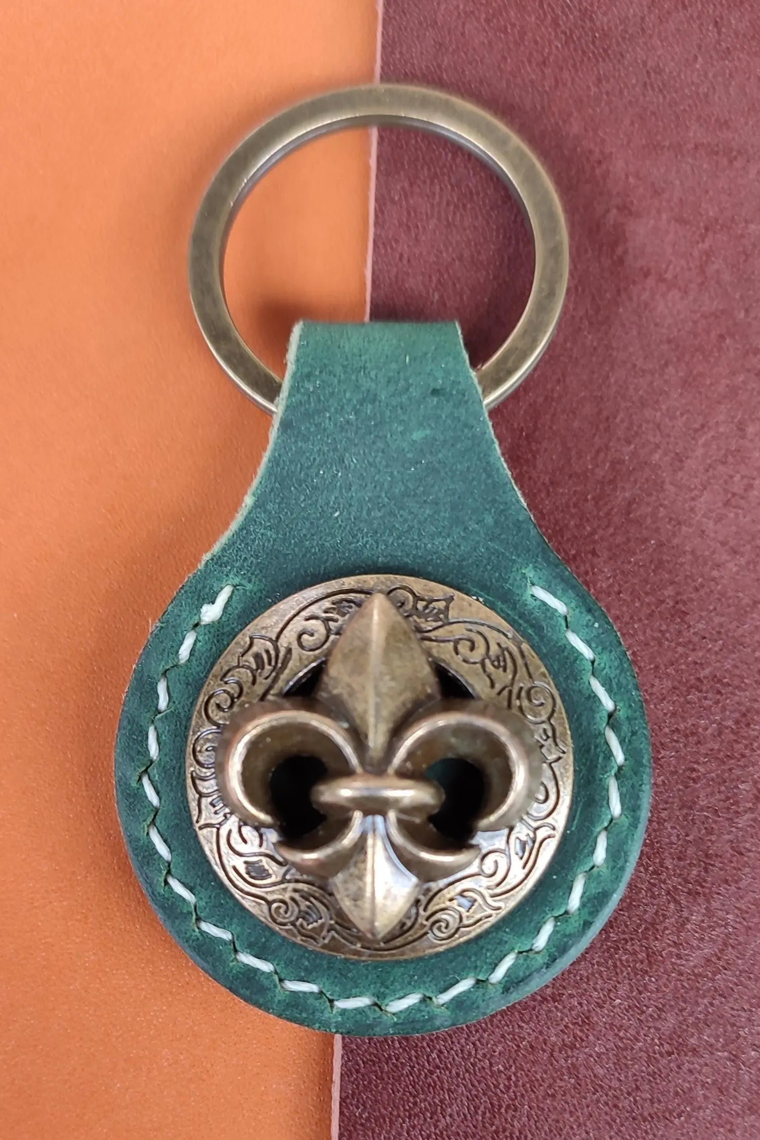 Porte-clés en cuir Cuir & Matière