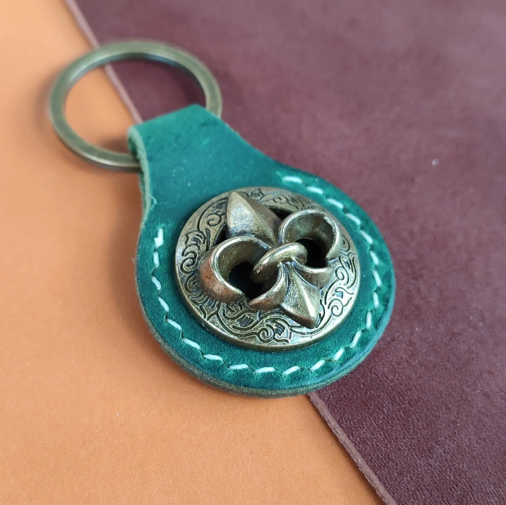Porte-clés en cuir Cuir & Matière