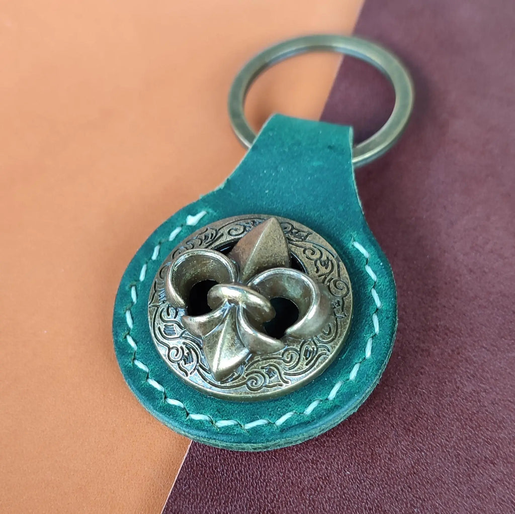 Porte-clés en cuir Cuir & Matière