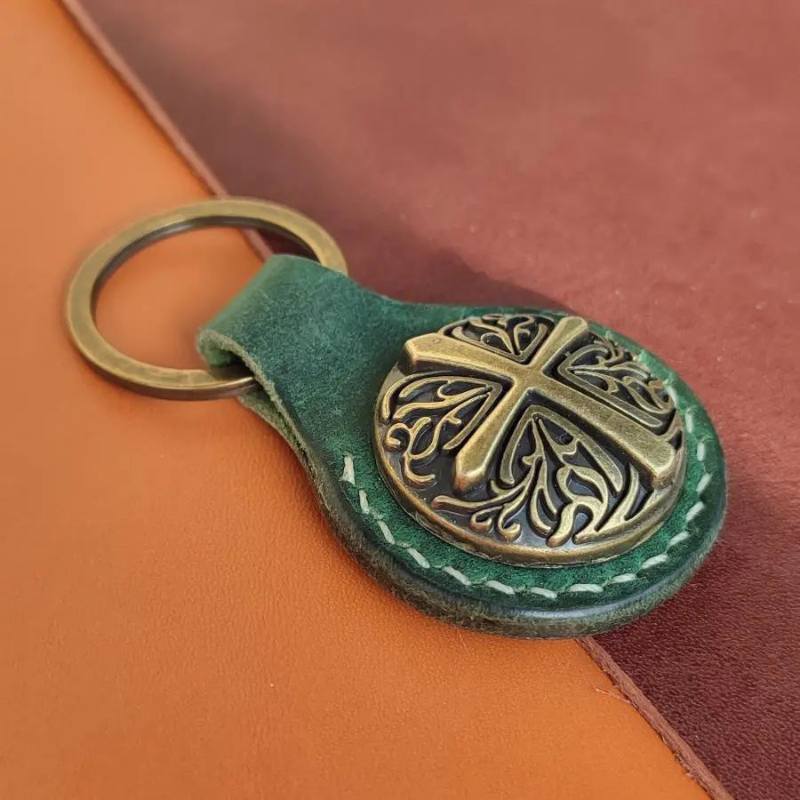 Porte-clés en cuir Cuir & Matière