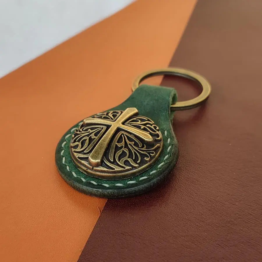 Porte-clés en cuir Cuir & Matière