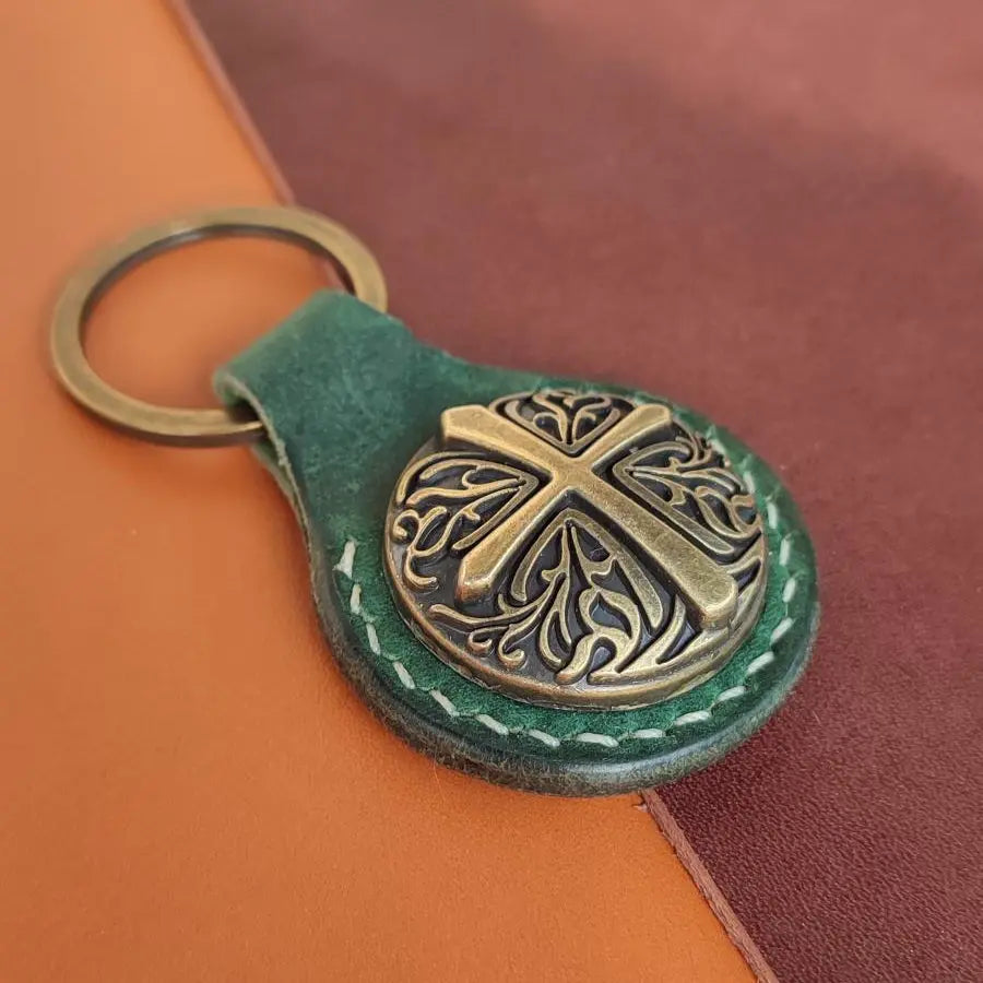 Porte-clés en cuir Cuir & Matière