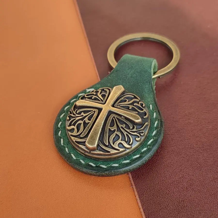 Porte-clés en cuir Cuir & Matière